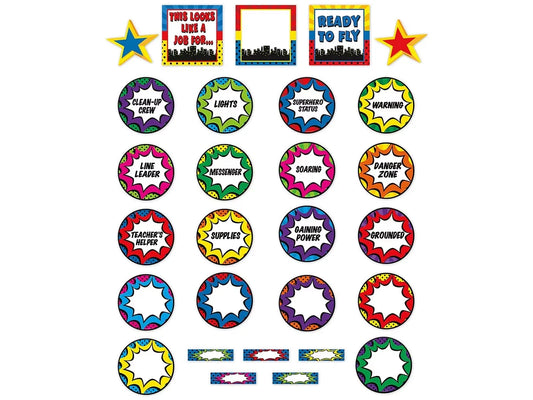Superhero Classroom Management Bulletin Board Set - US 3886