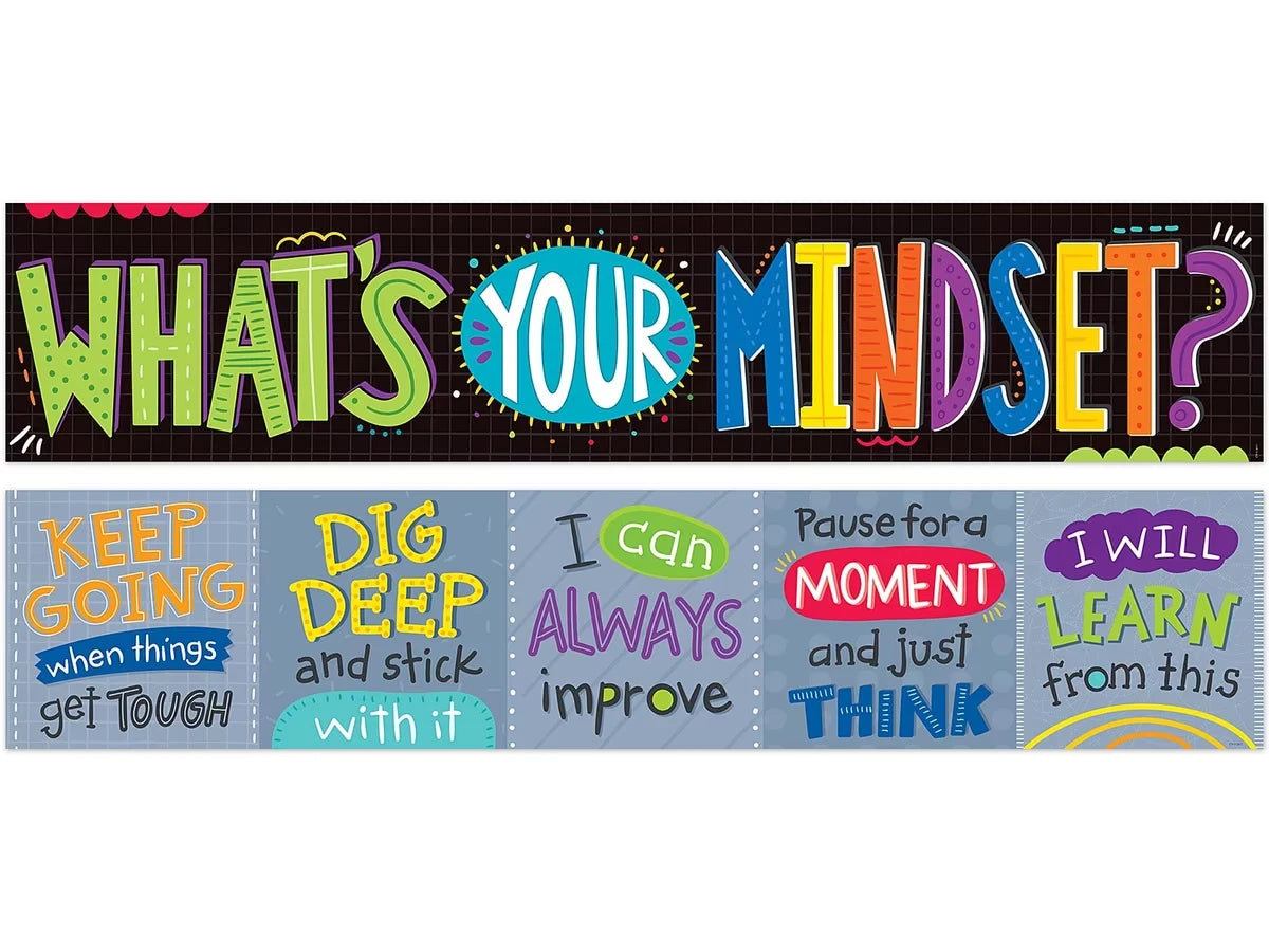 Growth Mindset Double-Sided Banner - US 5250