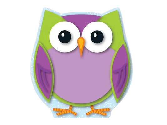 Colorful Owl Double-Sided Mini Accents - US 4028