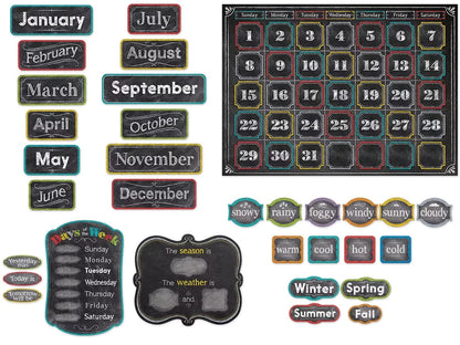 Chalk It Up! Calendar Bulletin Board Set - US 3763