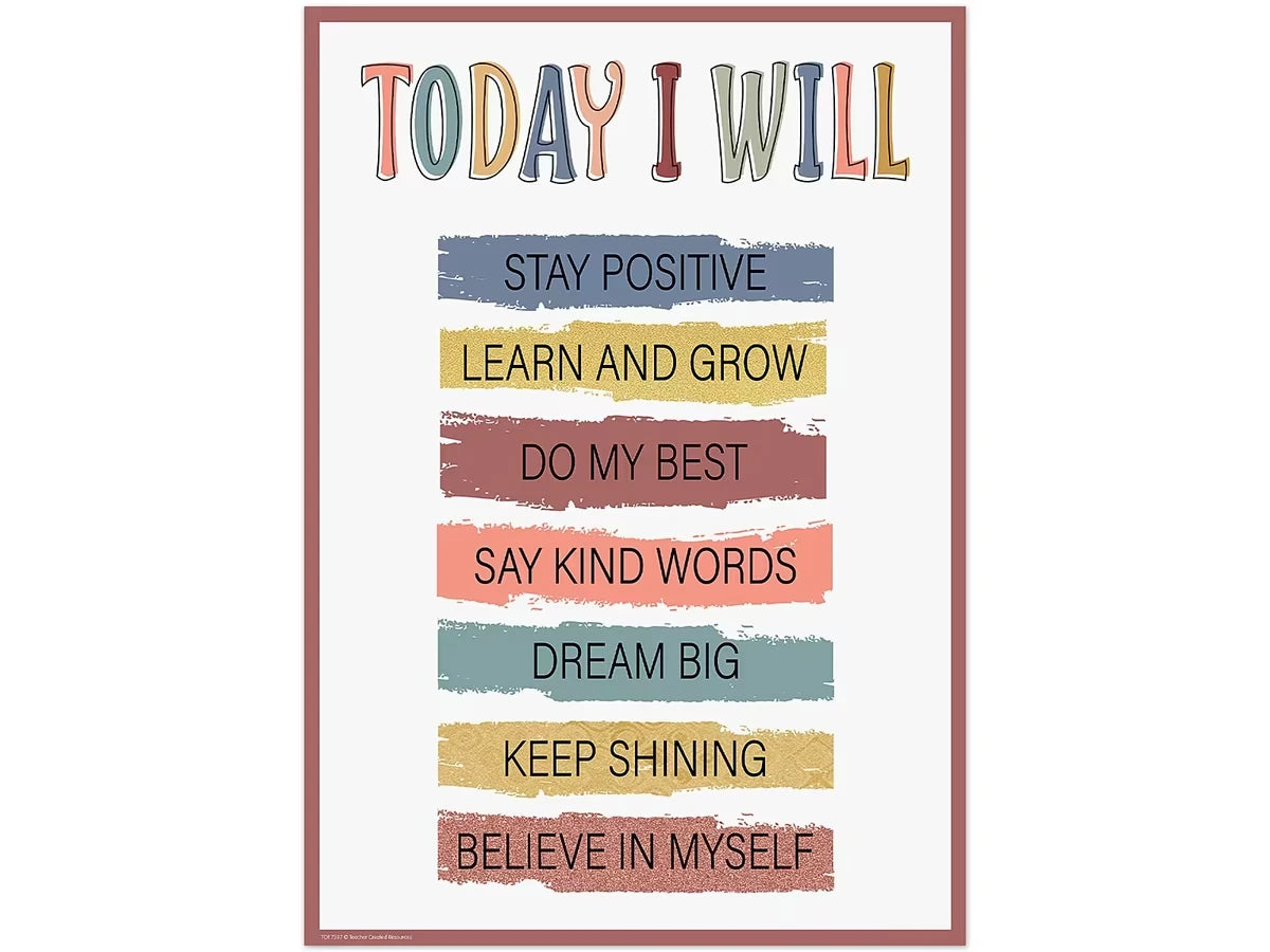 Wonderfully Wild Today I Will Poster - US 1348