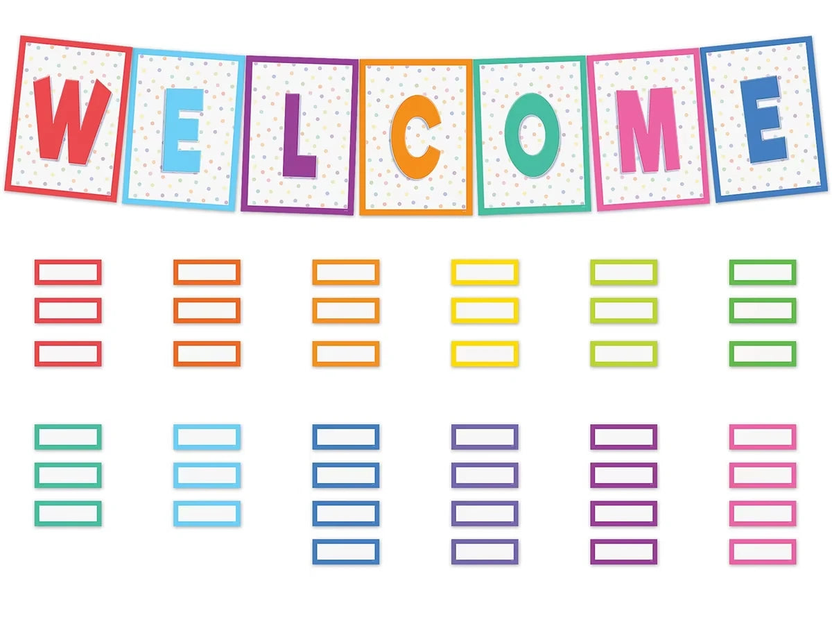 Colorful Welcome Bulletin Board Set - US 2433