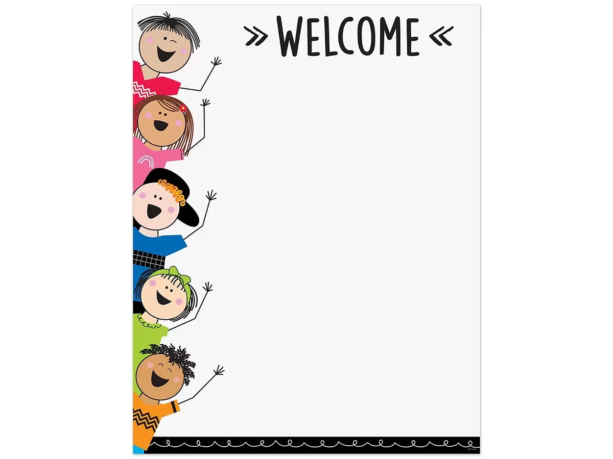 Stick Kids Welcome Poster - US 4286