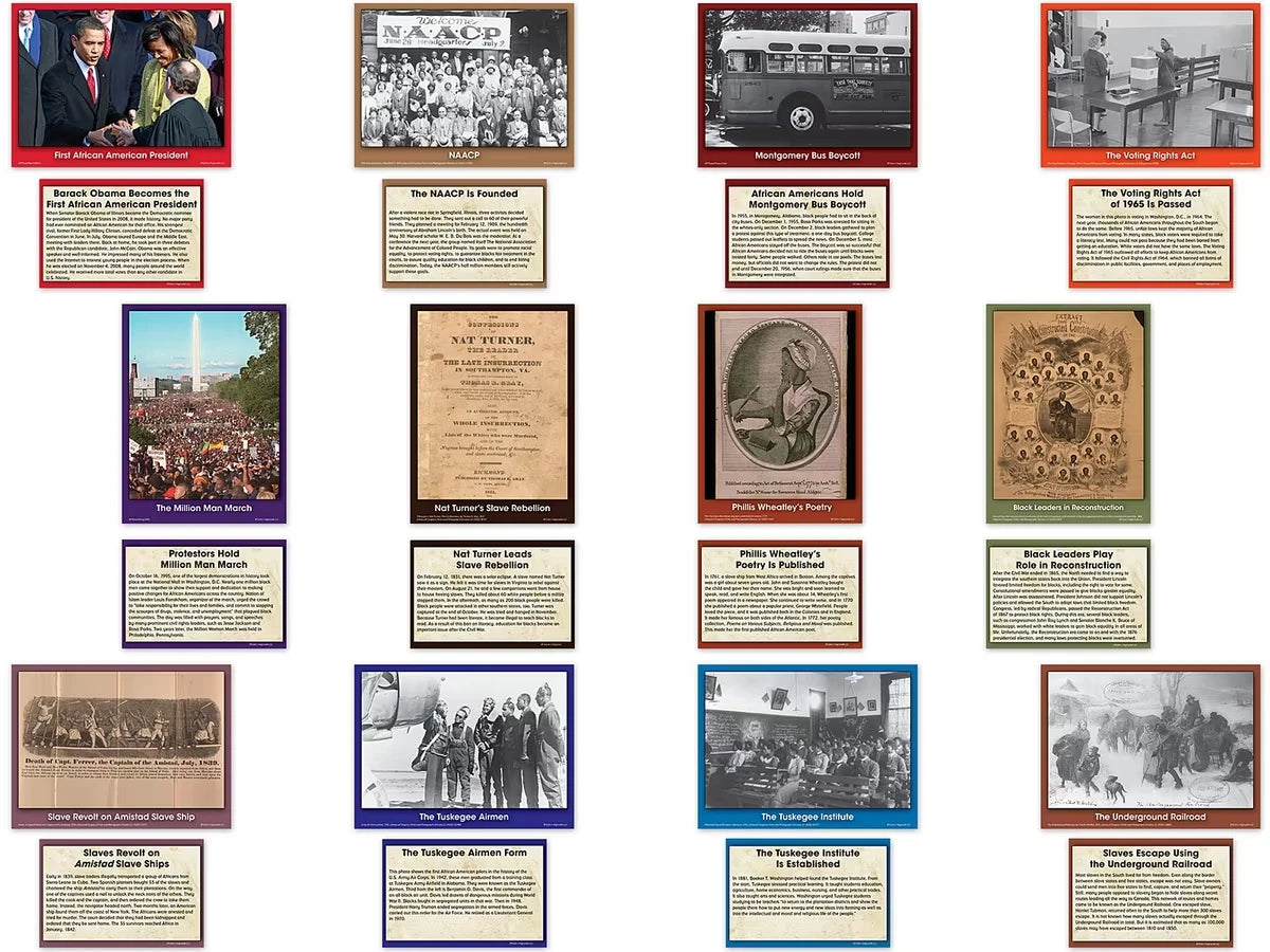 Black History Event Card Accents - US 6512