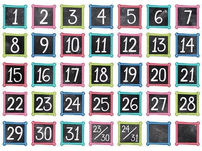 Chalk It Up! Calendar Mini Accents - US 9102