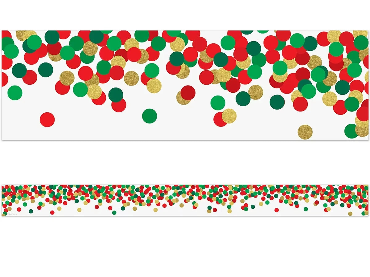 Confetti Holiday Border - US 9804