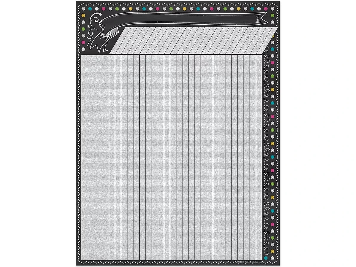 Chalkboard Brights Incentive Chart - US 7787