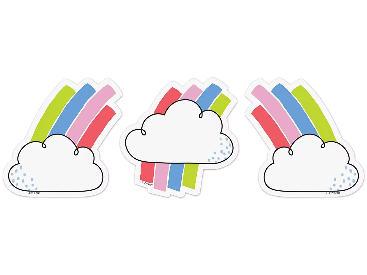 Rainbow Doodles Cloud Mini Accents - US 5290