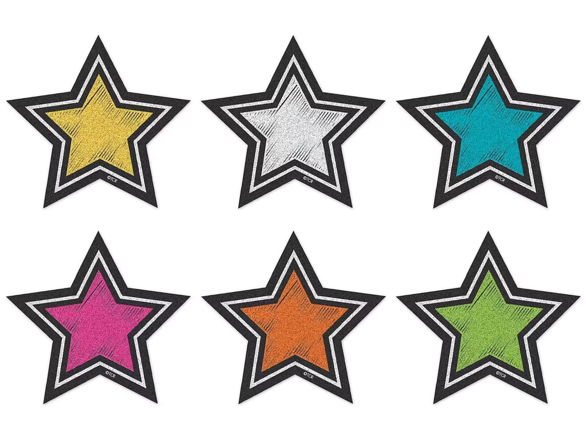 Chalkboard Brights Star Mini Accents - US 2466
