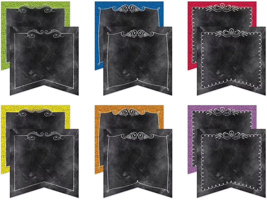 Chalk It Up! Double-Sided Pennant Accents - US 2125