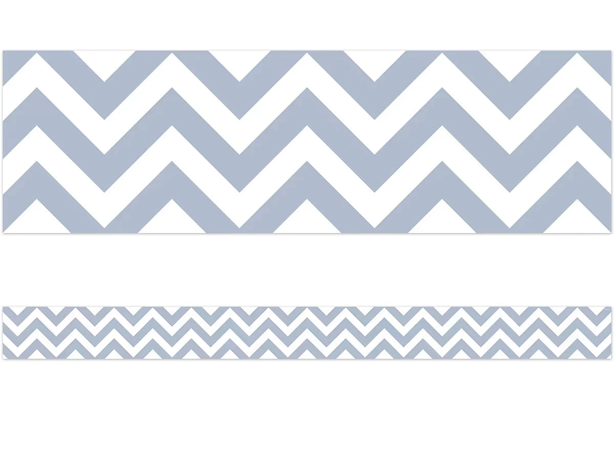 Slate Gray Chevron Border - US 8151