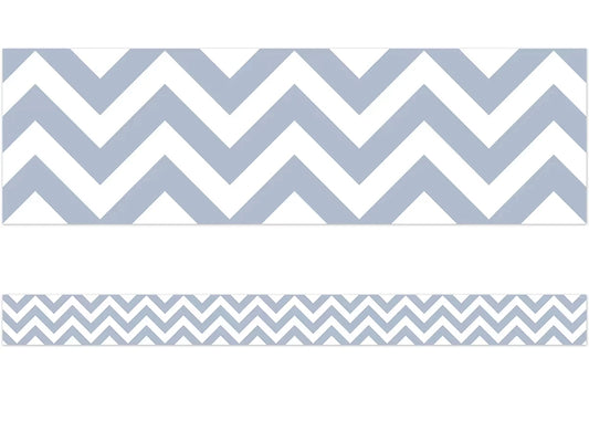 Slate Gray Chevron Border - US 8151