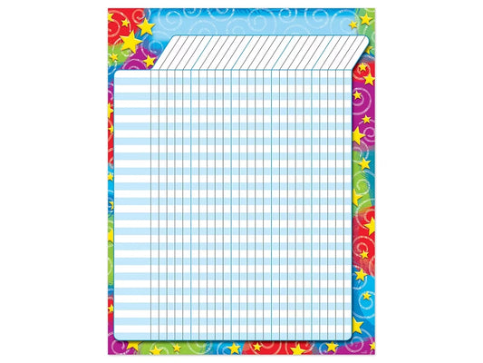 Stars & Swirls Incentive Chart - US 3962