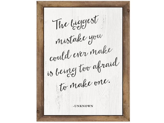 Industrial Chic the Biggest Mistake You Could Ever Make… Poster - US 4672