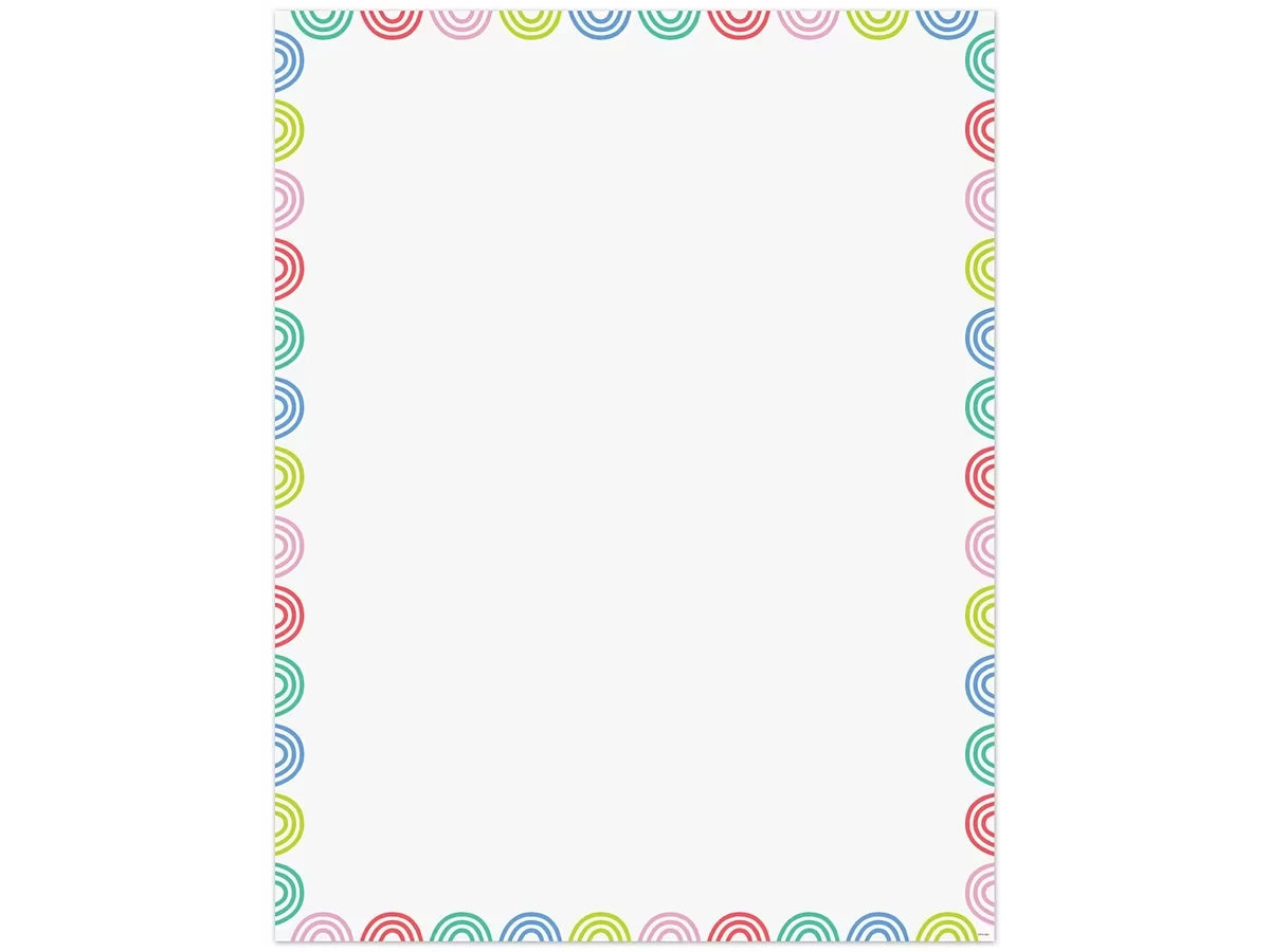 Rainbow Doodles Blank Poster - US 1087