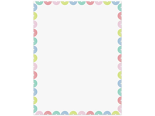 Rainbow Doodles Blank Poster - US 1087