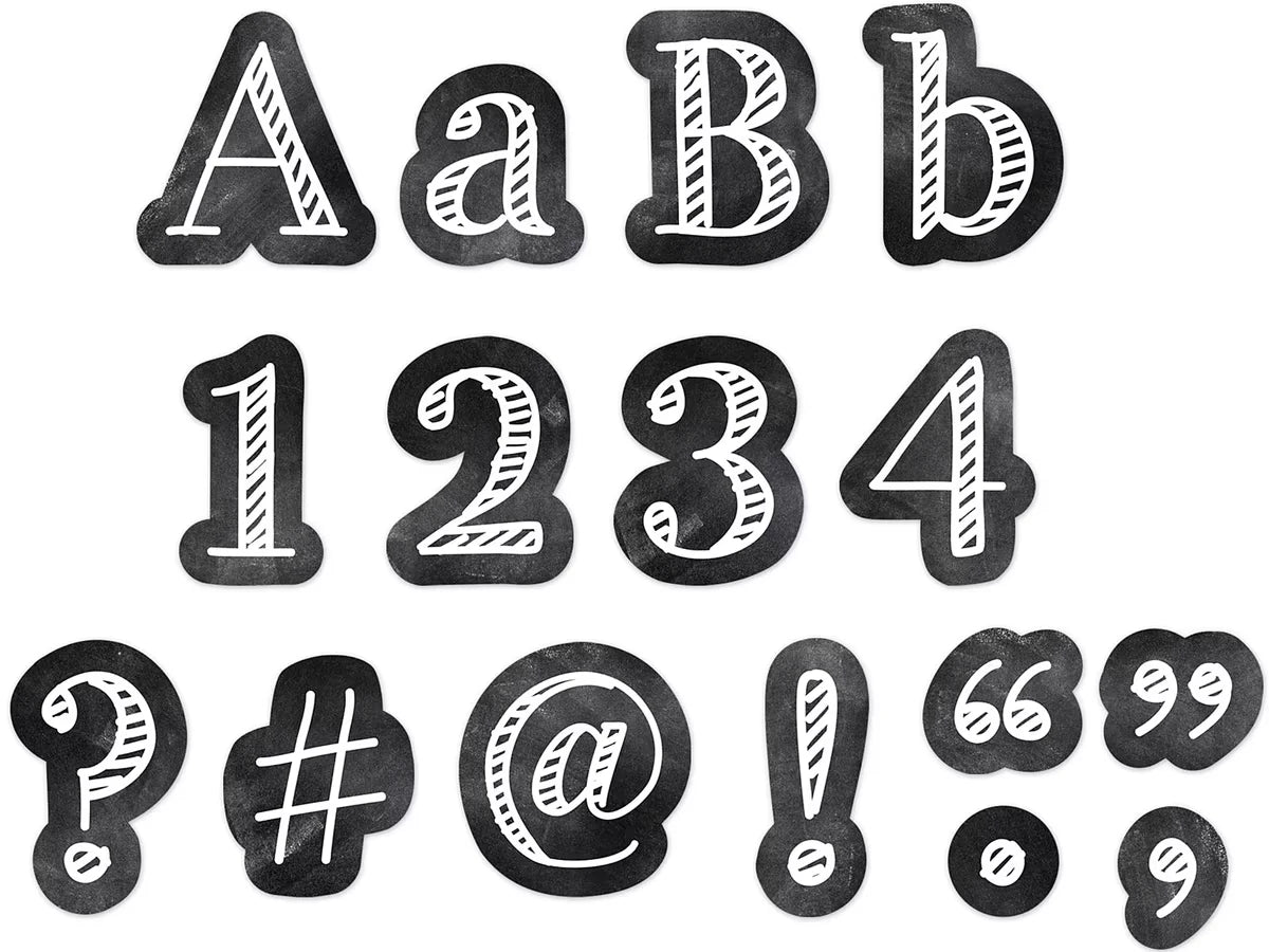 Chalk It Up! 4" Punch-Out Letters - US 5119