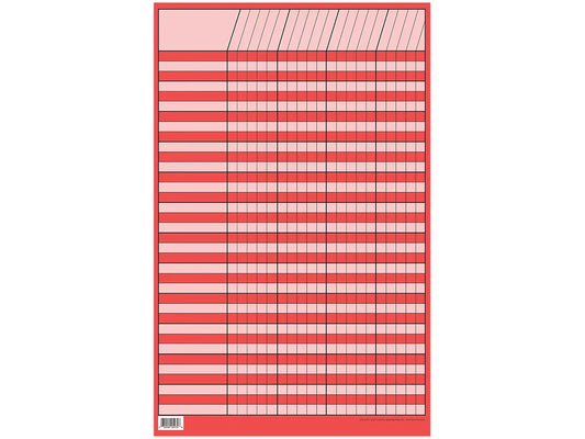 Red Small Incentive Chart - US 6081