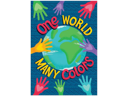 One World Many Colors Poster - US 5530
