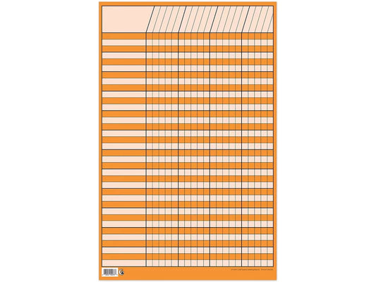 Orange Small Incentive Chart - US 8041