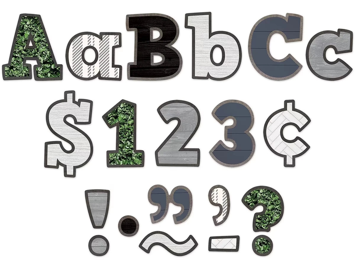 Modern Farmhouse 4" Punch-Out Letters - US 8232