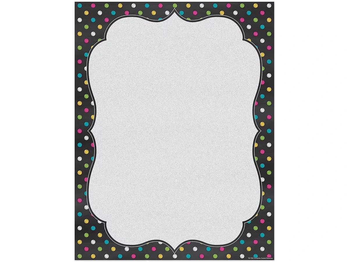 Chalkboard Brights Blank Poster - US 5695