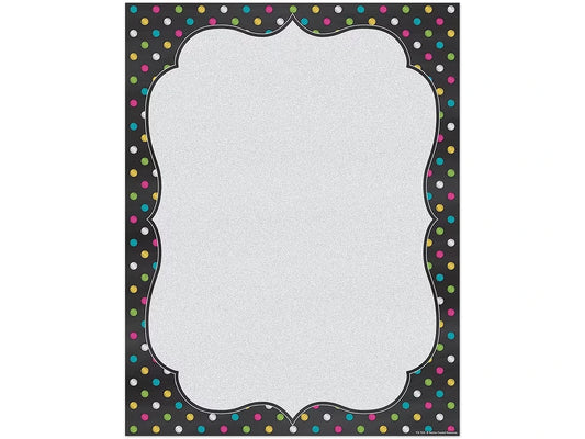 Chalkboard Brights Blank Poster - US 5695