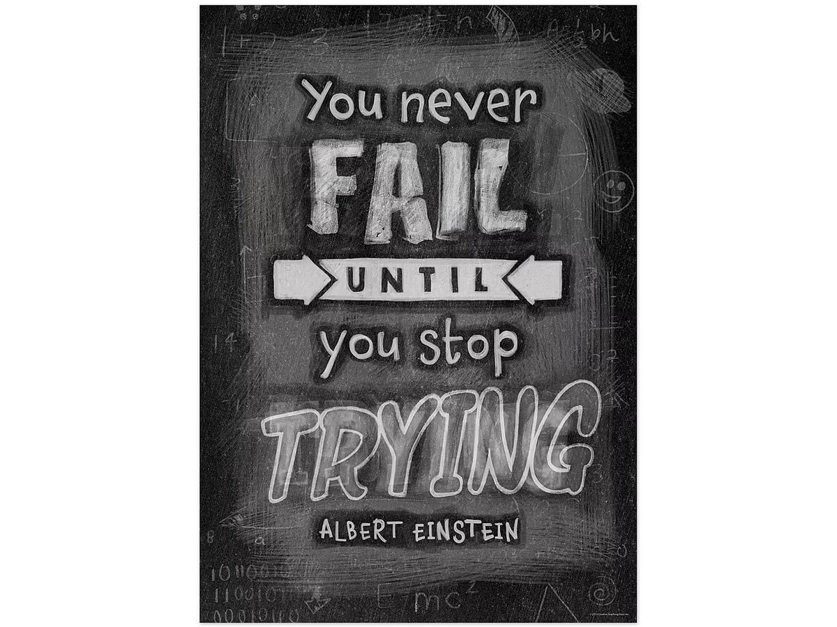 Chalk It Up! Never Fail Poster - US 5861