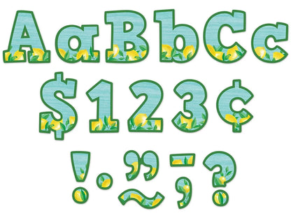 Lemon Zest 4" Punch-Out Letters - US 4527