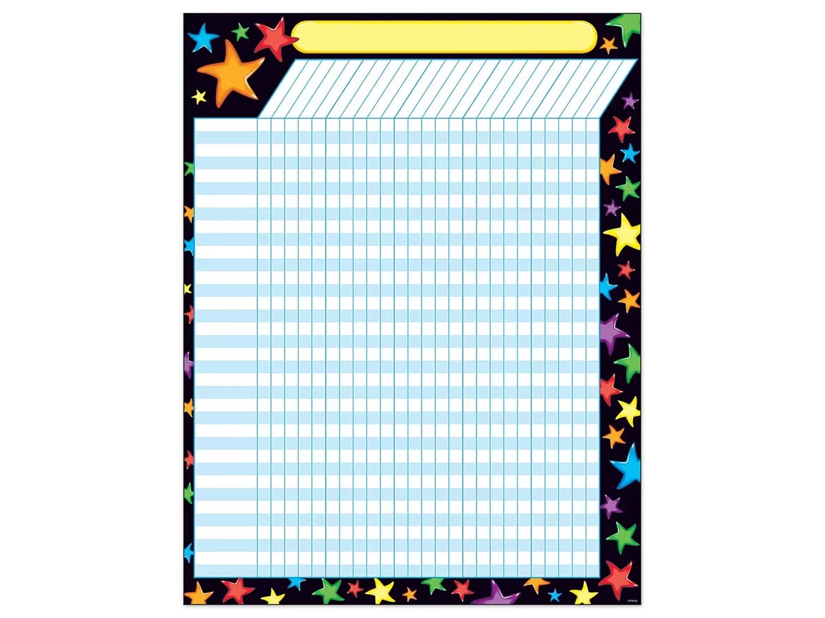 Gel Stars Incentive Chart - US 9129