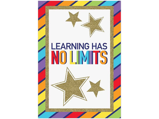 Sparkle & Shine Learning Has No Limits Poster - US 3473