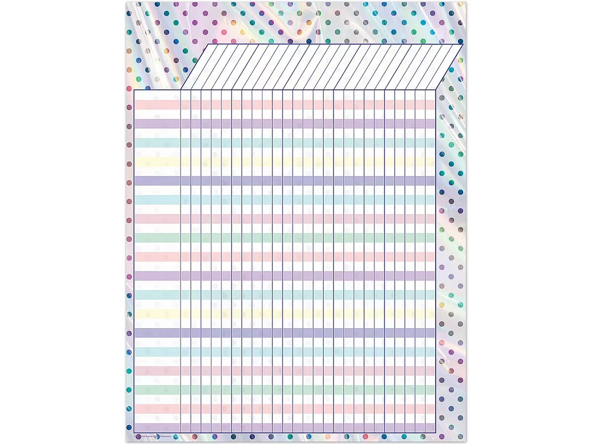 Iridescent Incentive Chart - US 4553