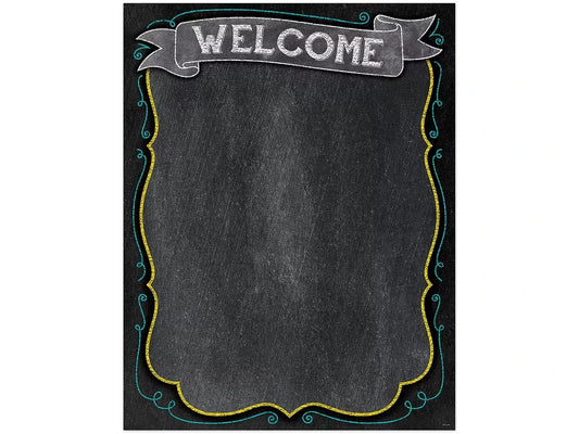 Chalk It Up! Welcome Poster - US 1078