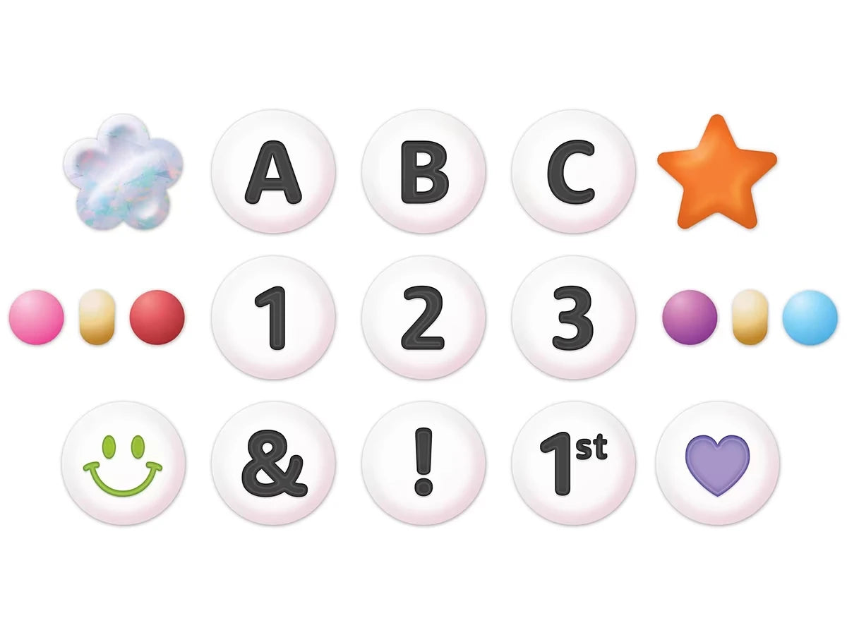 Friendship Beads 3 1/2" Punch-Out Letters - US 5499
