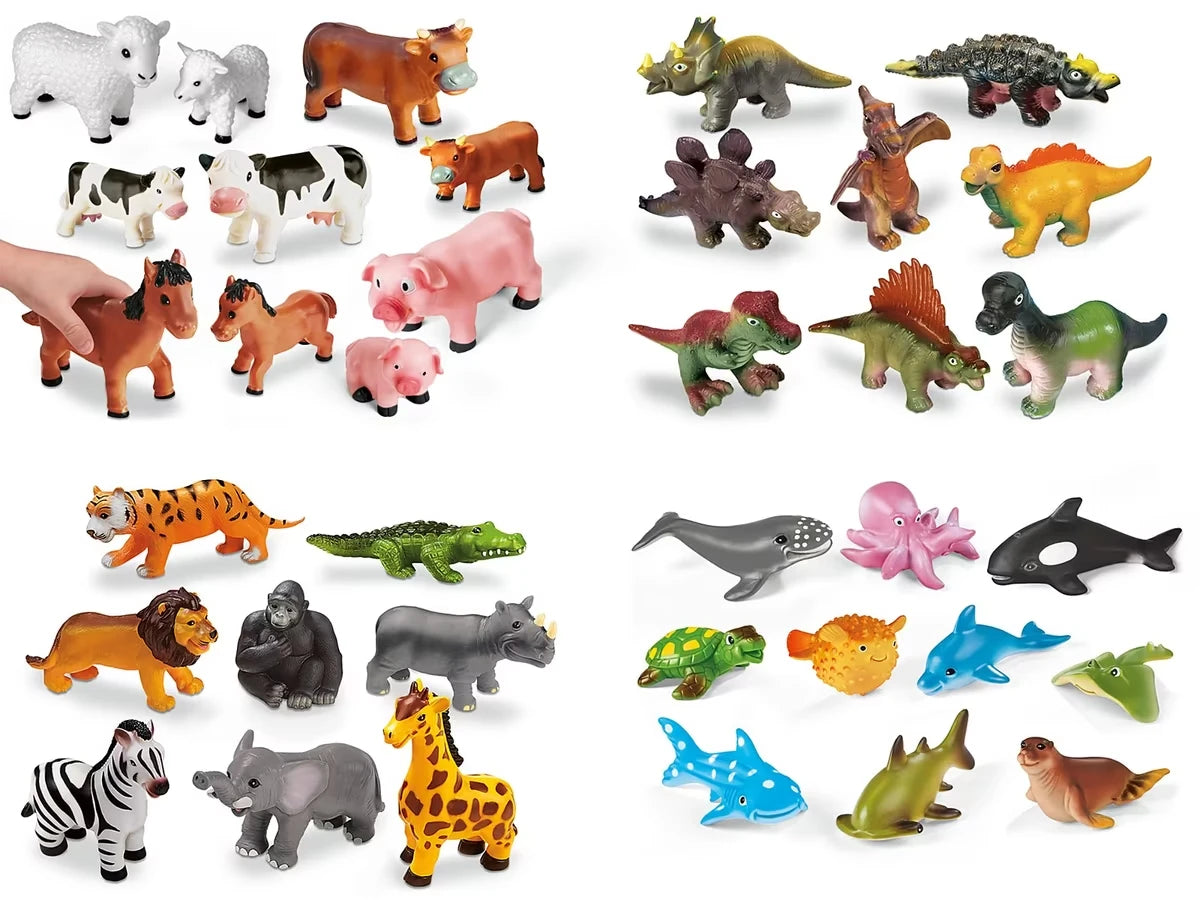 Soft & Squeezy Animals - Complete Set - US 3390