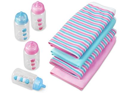 Baby Doll Blankets & Bottles - US 3084
