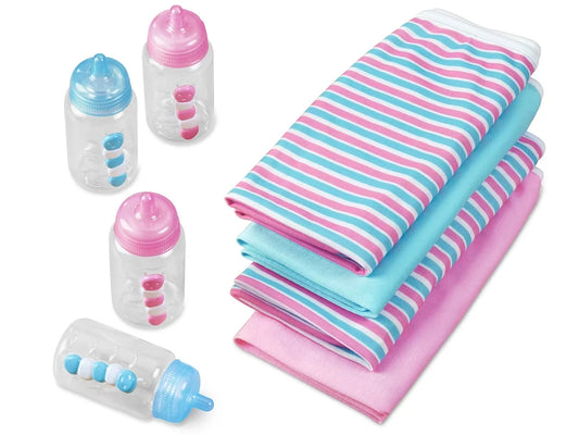 Baby Doll Blankets & Bottles - US 3084