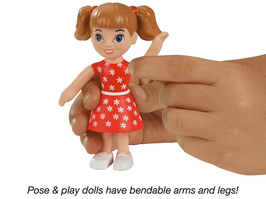 Lakeshore Pose & Play Dolls - Caucasian Family - US 4084