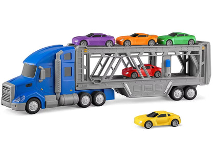 On the Move! Big Rig Car Carrier - US 9282