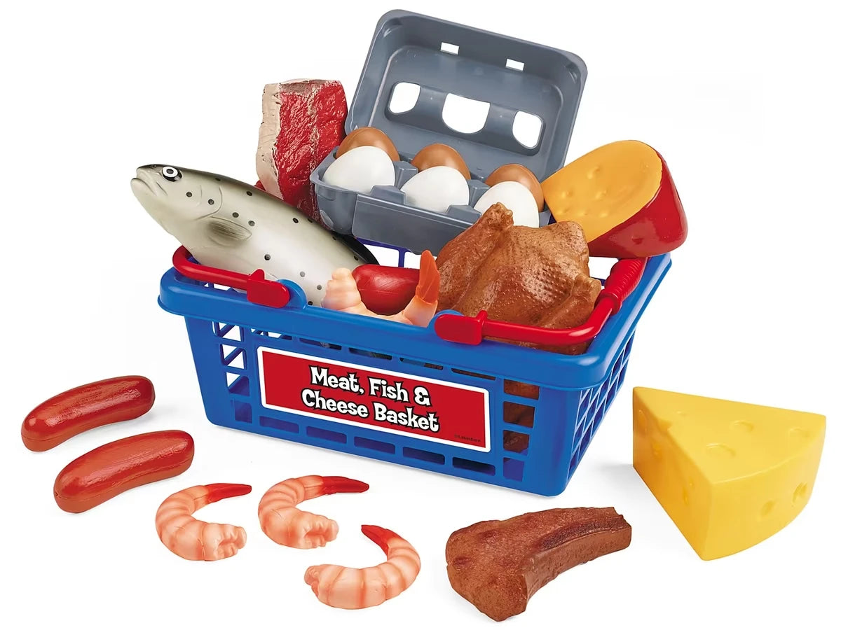 Let’s Go Shopping Meat, Fish & Cheese Basket - US 6558