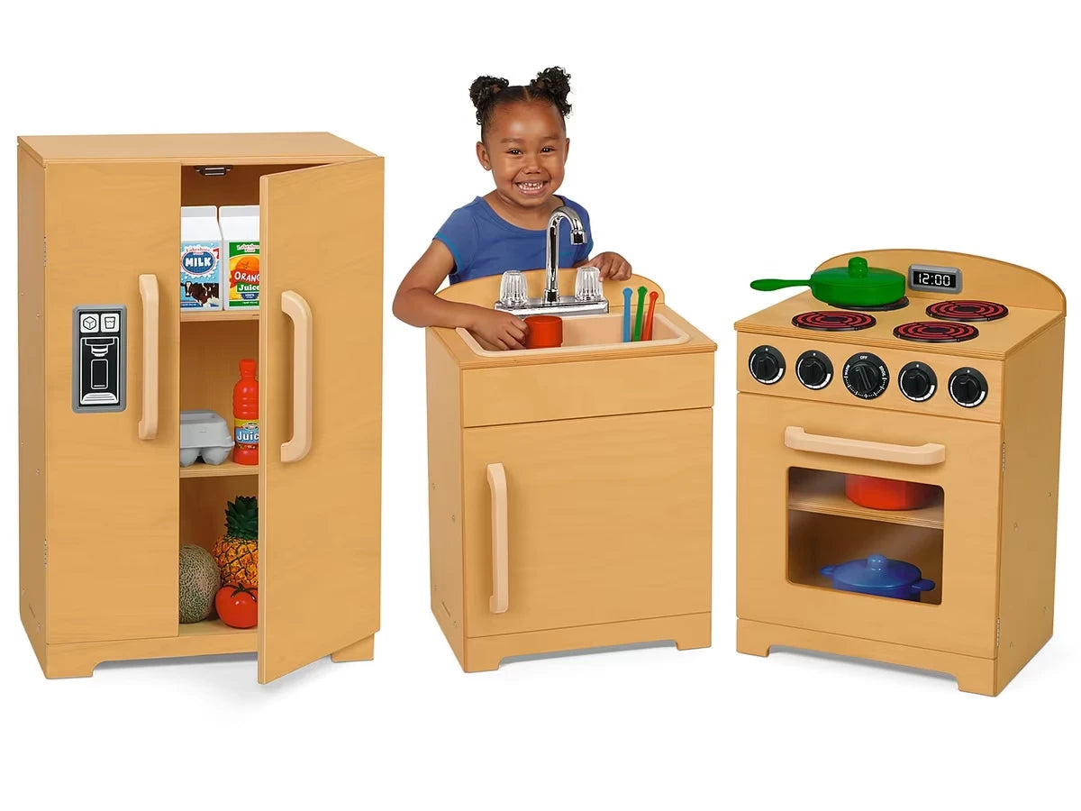 Toddler Hardwood Kitchen Set - US 9273