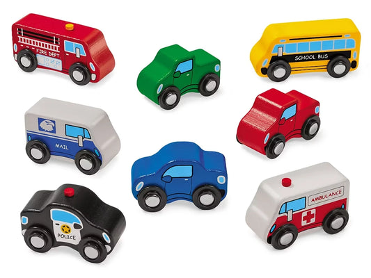 Around Town Vehicles - Set of 8 - US 3150
