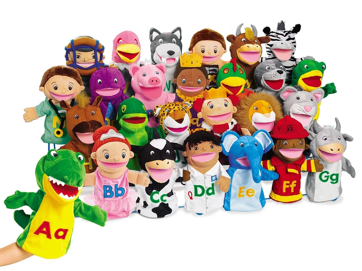 Machine-Washable Alphabet Puppet Set - US 8959
