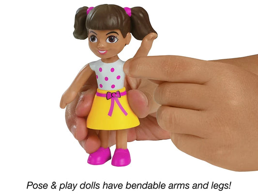 Lakeshore Pose & Play Dolls - Hispanic Family - US 3108