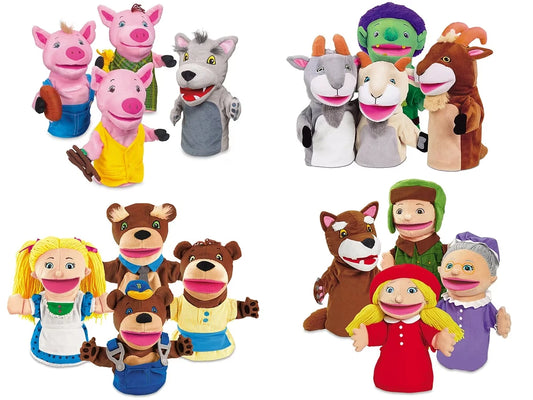 Let’s Talk! Storytelling Puppets - Complete Set - US 7176