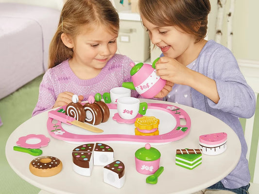 Classic Wooden Tea Set - US 6581