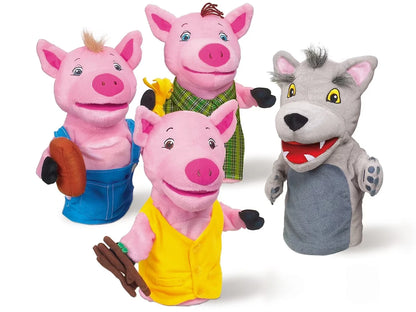 The Three Little Pigs Storytelling Puppet Set - US 8086