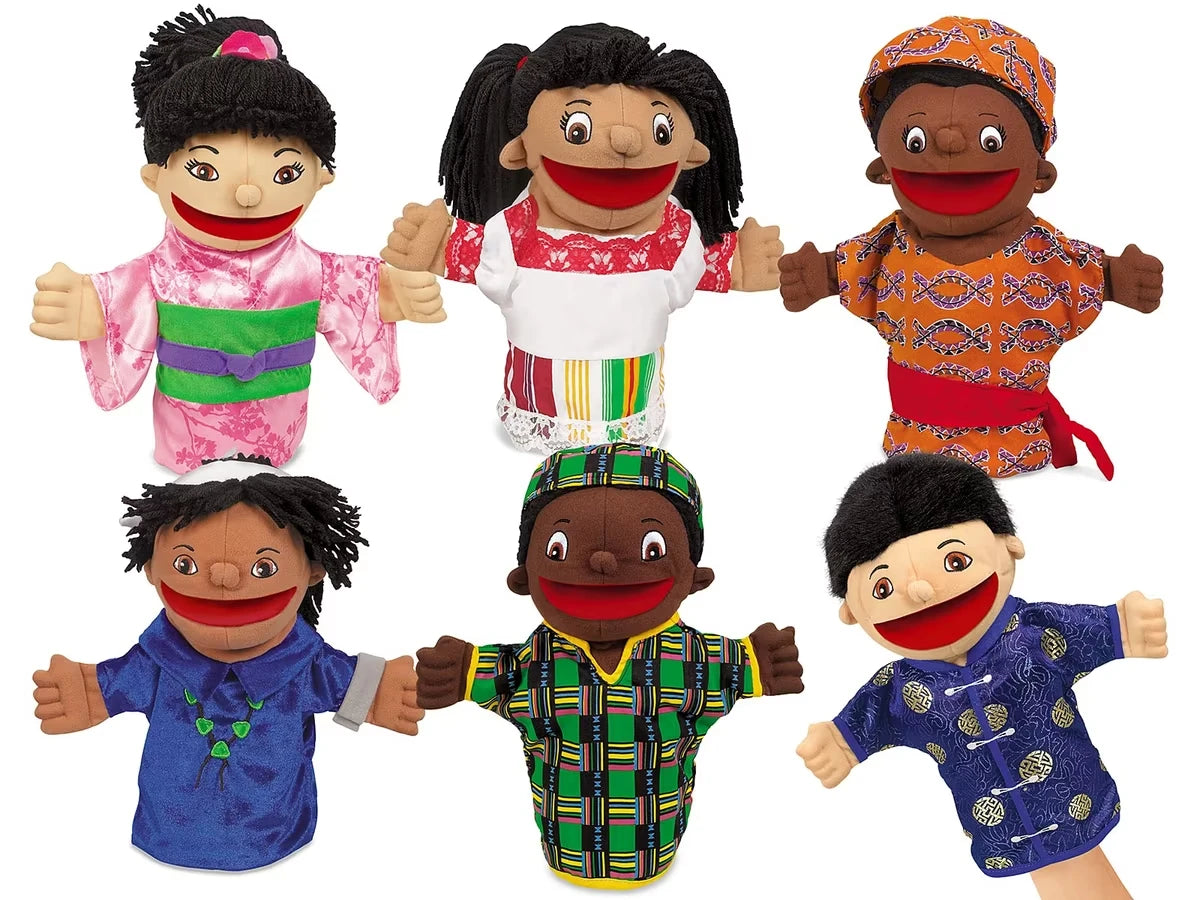 Let’s Talk! Multicultural Puppets - Complete Set - US 1598
