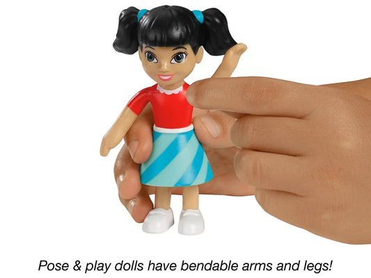 Lakeshore Pose & Play Dolls - Asian Family - US 4410
