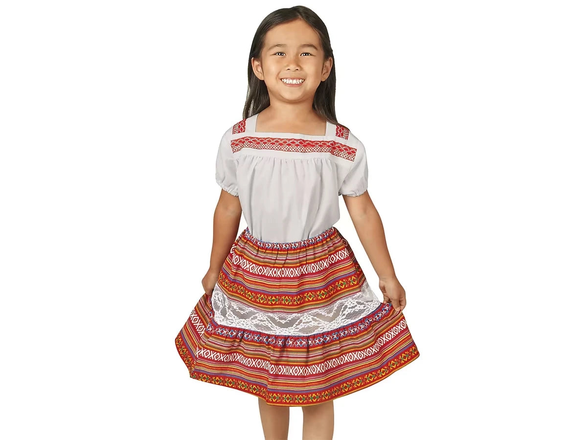 Mexican Falda and Blusa - US 6602